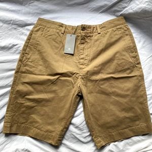 NWT Sunspel Men's Cotton Twill Chino Shorts 34